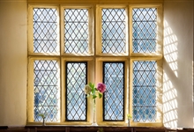 Mullioned window in the Knights' Chamber