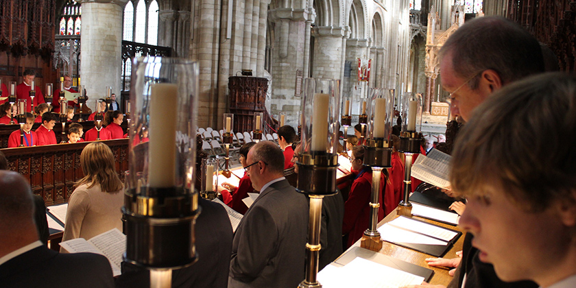 Evensong with Peterborough Cathedral Old Choristers' Association